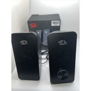 Redragon GS500 STENTOR Gaming Speakers 2.0 Channel Stereo w/Red LED Backlight